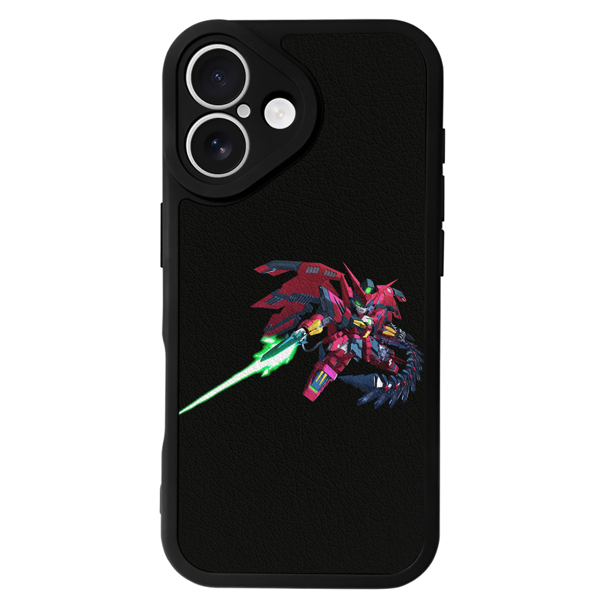 （画像用） 機動戦士ガンダム Mobile Suit Gundam 【iPhone 16シリーズ対応】シリコンスマホケース（レザー調） 材質：シリコン